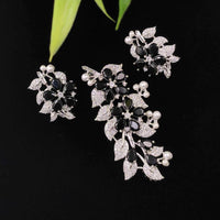 Aamrapali Silver Plated American Daimonds Pendant Set