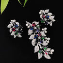 Aamrapali Silver Plated American Daimonds Pendant Set