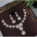 Aamrapali Gold Plated Austrain Stone Necklace Set