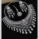 Aamrapali  Silver Plated American Daimonds Necklace Set