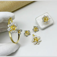 Aamrapali Gold Plated Austrian Stone Combo Set