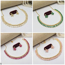 Aamrapali Glamour Shine Crystal Stone Necklace Set