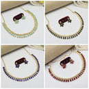 Aamrapali Glamour Shine Crystal Stone Necklace Set