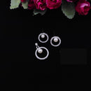 Aamrapali Austrian Stone and Pearl Pendent Set 