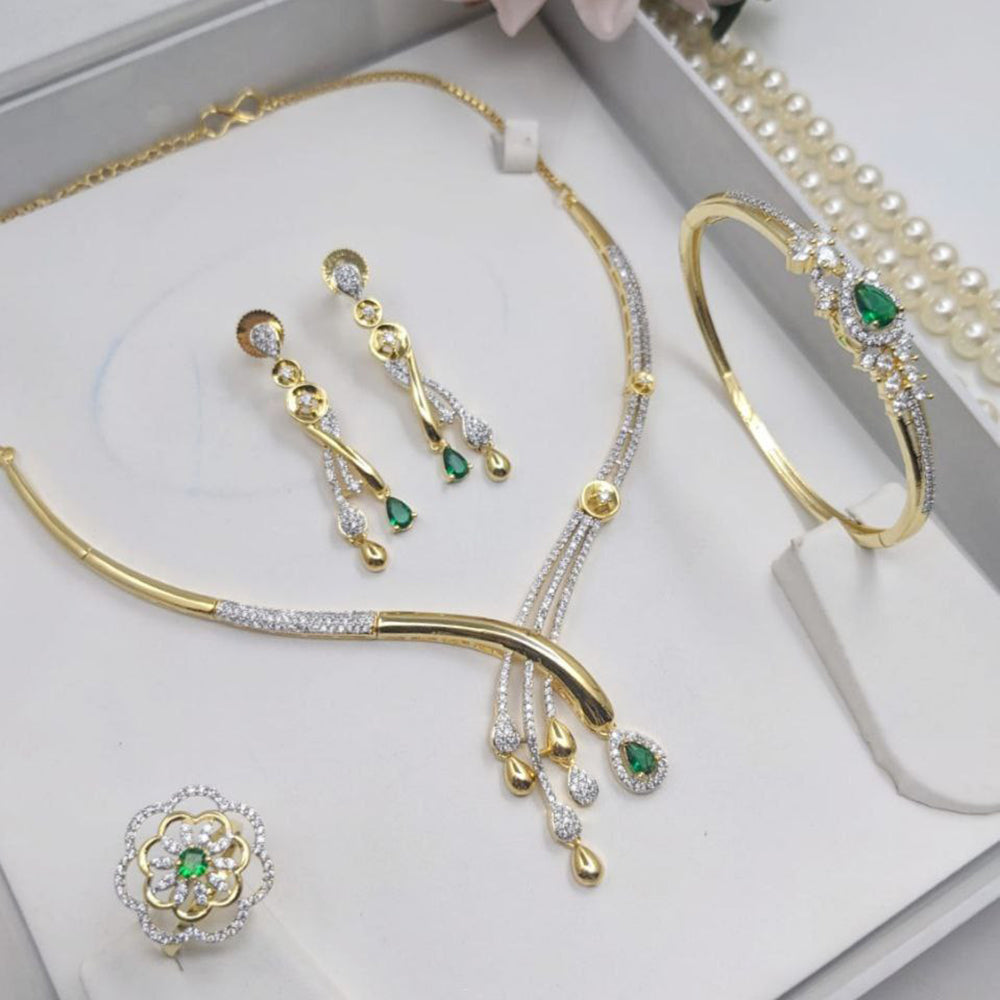 Aamrapali Austrian Stone Jewellery Combo Set