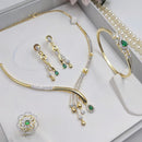Aamrapali Austrian Stone Jewellery Combo Set    