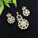 Aamrapali Premium American Diamond Chain Pendant Set