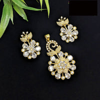 Aamrapali Premium American Diamond Chain Pendant Set