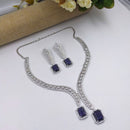 Aamrapli Designer Crystal And Austrian Stone Luxury Statement Necklace Set