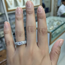 Aamrapali Radiant American Diamond Solitaire Inspired Ring
