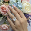 Aamrapali Radiant American Diamond Solitaire Inspired Ring