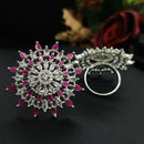 Aamrapali Radiant American Diamond Solitaire Inspired Ring
