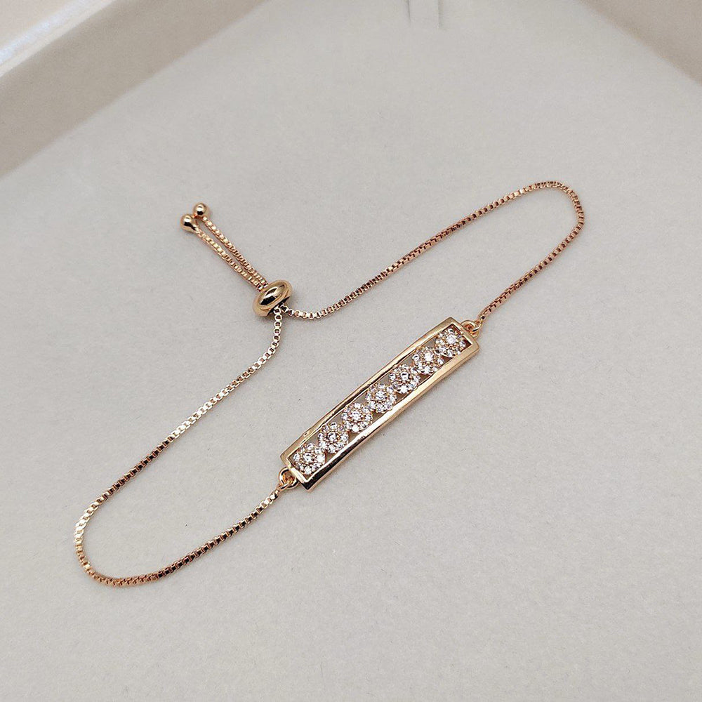 Aamrapali Glam Austrian Stone Adjustable Wristband
