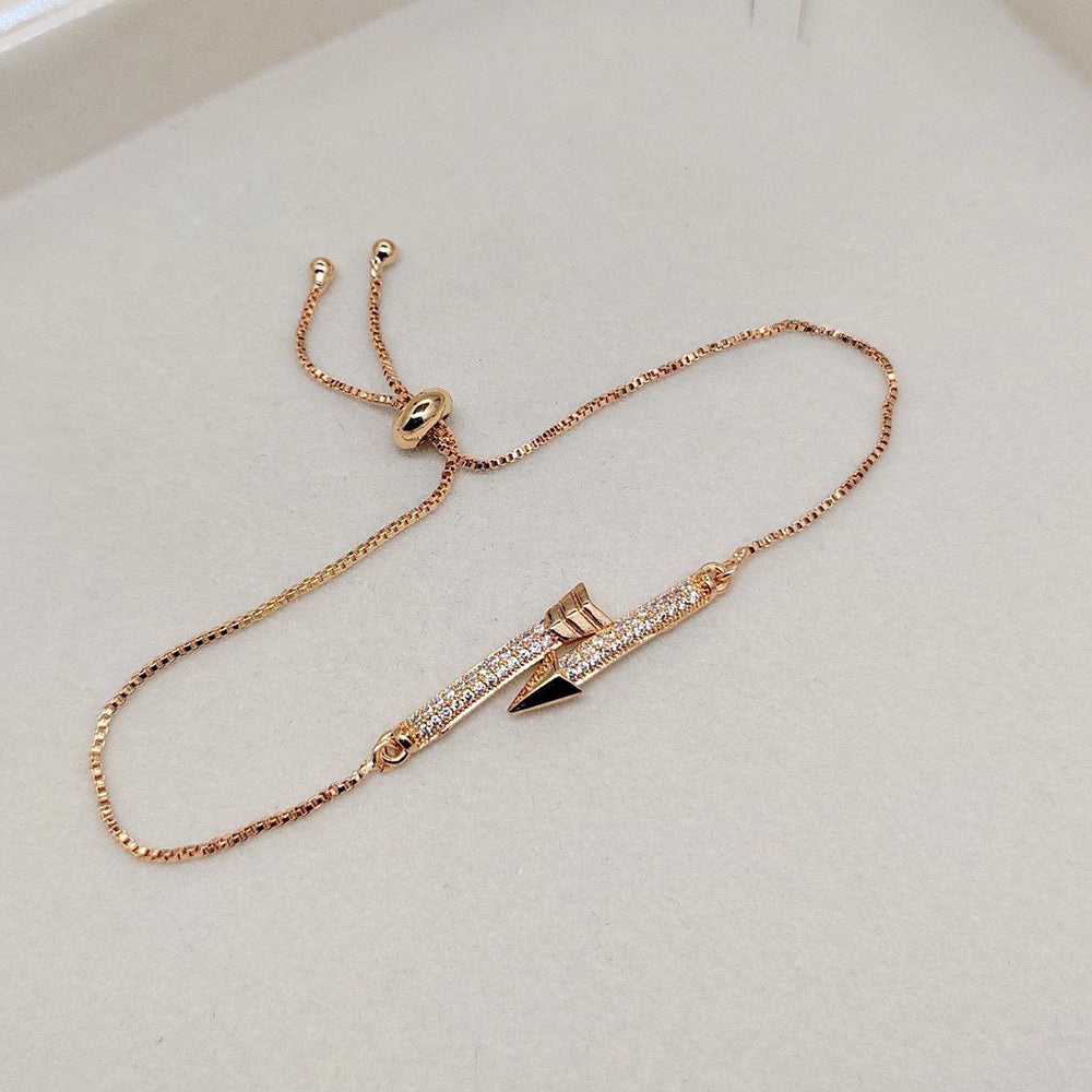 Aamrapali Glam Austrian Stone Adjustable Wristband
