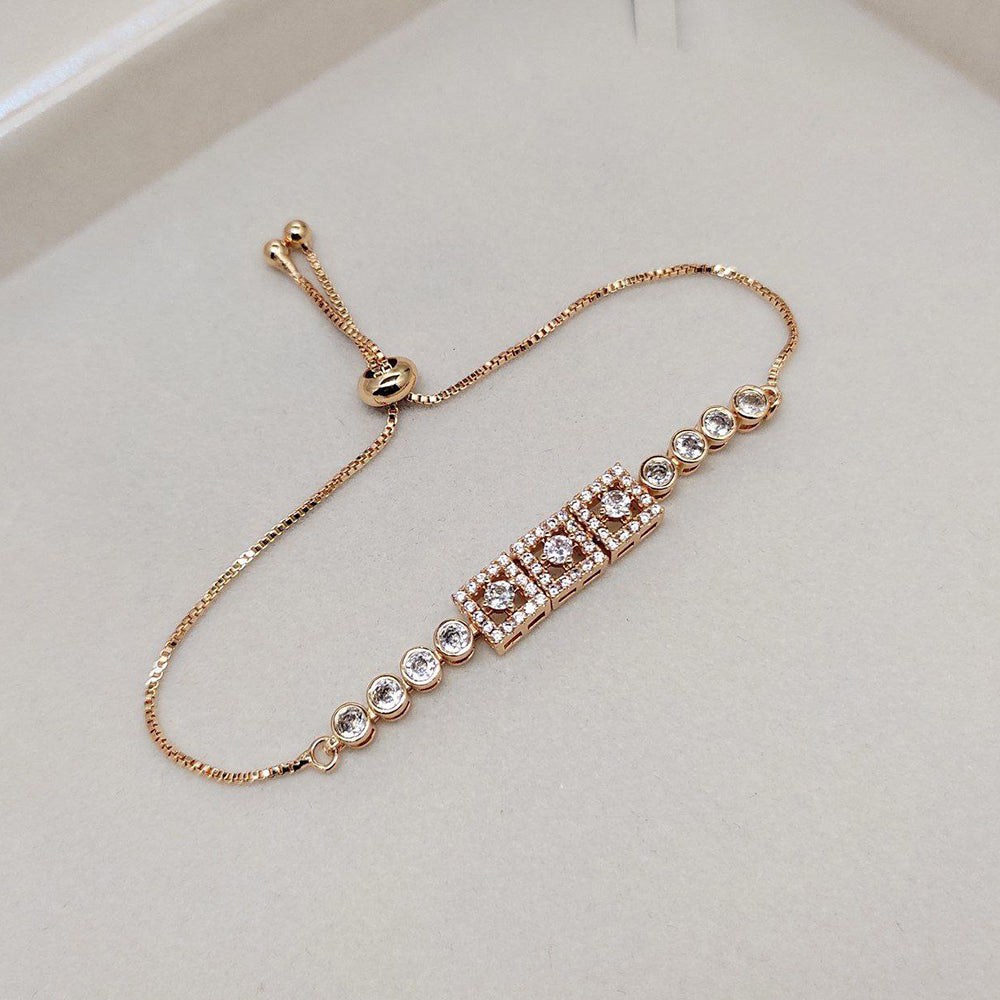 Aamrapali Glam Austrian Stone Adjustable Wristband