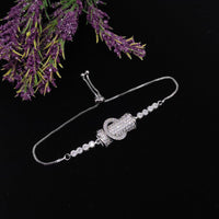 Aamrapali Glam Austrian Stone Adjustable Wristband