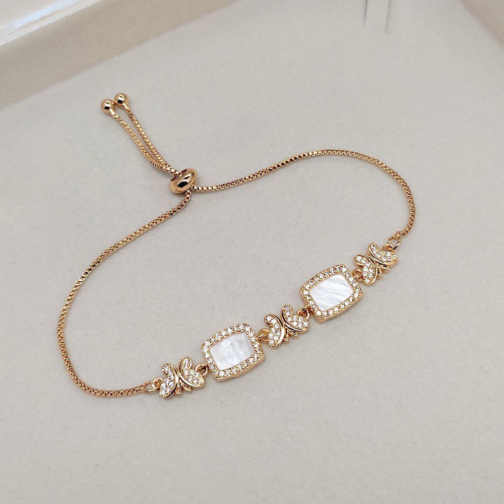 Aamrapali Glam Austrian Stone Adjustable Wristband