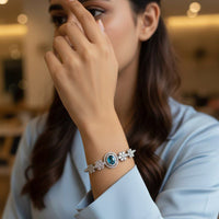 Aamrapali Glamorous Crystal And Austrian Stone Bracelet for Special Occasions