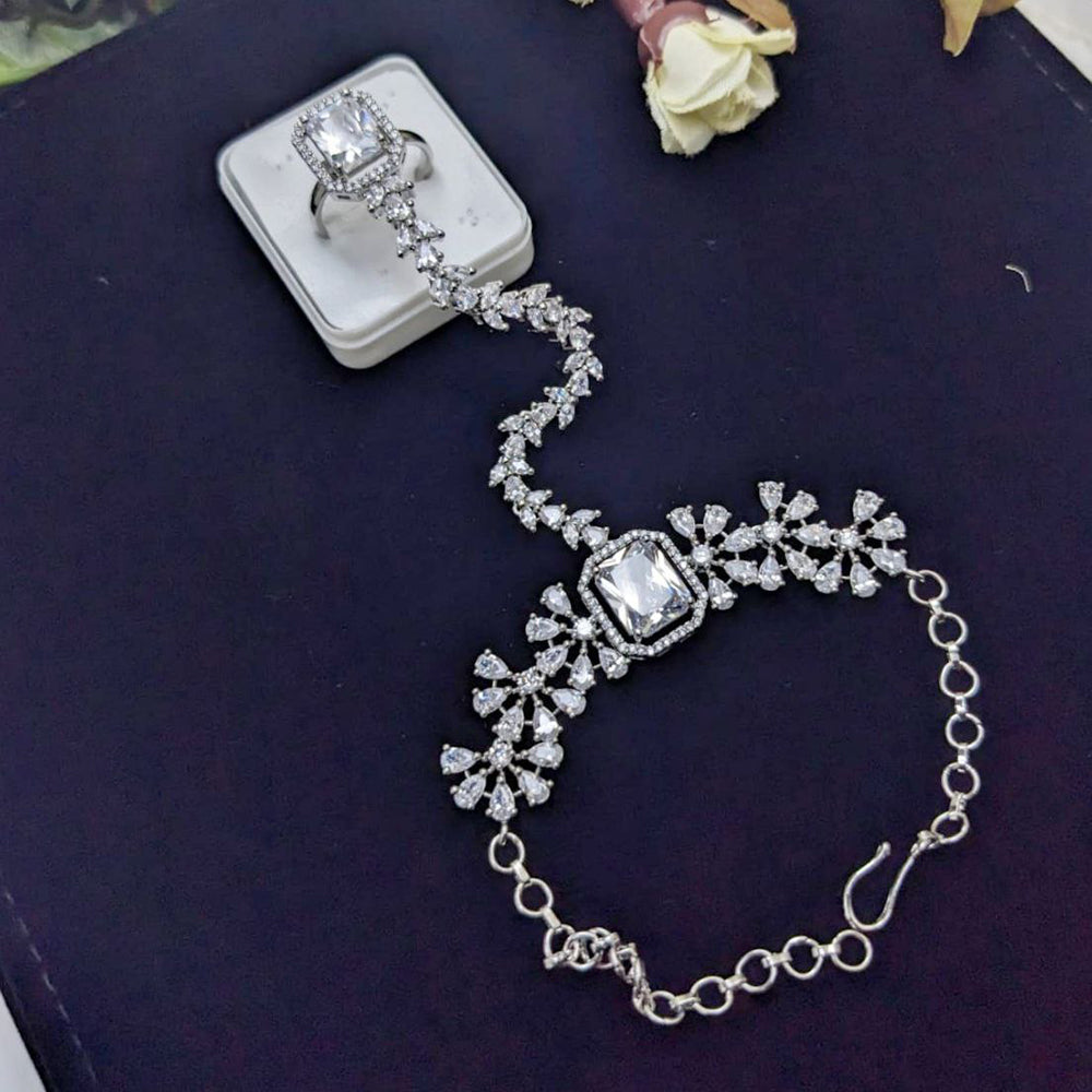 Aamrapali Designer American Daimond Royal Hand Harness