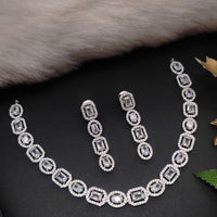Aamrapali Glamorous Crystal And Austrian Stone Necklace Set