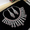 Aamrapali Glamorous American Diamond Delicate Necklace Set