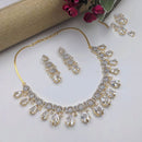 Aamrapali Glamorous American Diamond Delicate Necklace Set