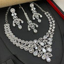 Aamrapali Glamorous American Diamond Delicate Necklace Set