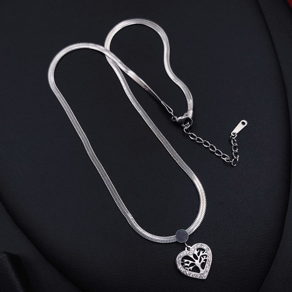 Aamrapali Handcrafted Sparkling Austrian Stone Necklace