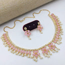 Aamrapali Luxe Spark Crystal Stone And Pearls Necklace Set