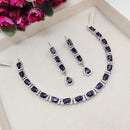 Aamrapali Sparkling Crystal Stone Necklace Set
