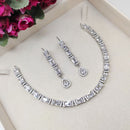 Aamrapali Sparkling Crystal Stone Necklace Set