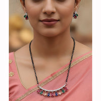 Aamrapali Elegant Crystal Stone Traditional Mangalsutra for Women