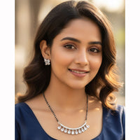 Aamrapali Elegant Crystal Stone Traditional Mangalsutra for Women