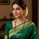 Aamrapali Designer Austrian Stone Black Beaded Mangalsutra