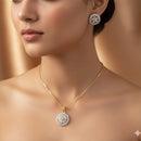 Aamrapali Classic Austrian Stone Chain Pendant Set