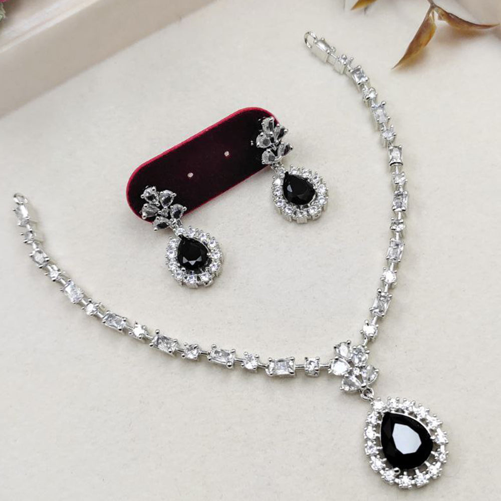 Aamrapali Classic American Daimond Necklace Set