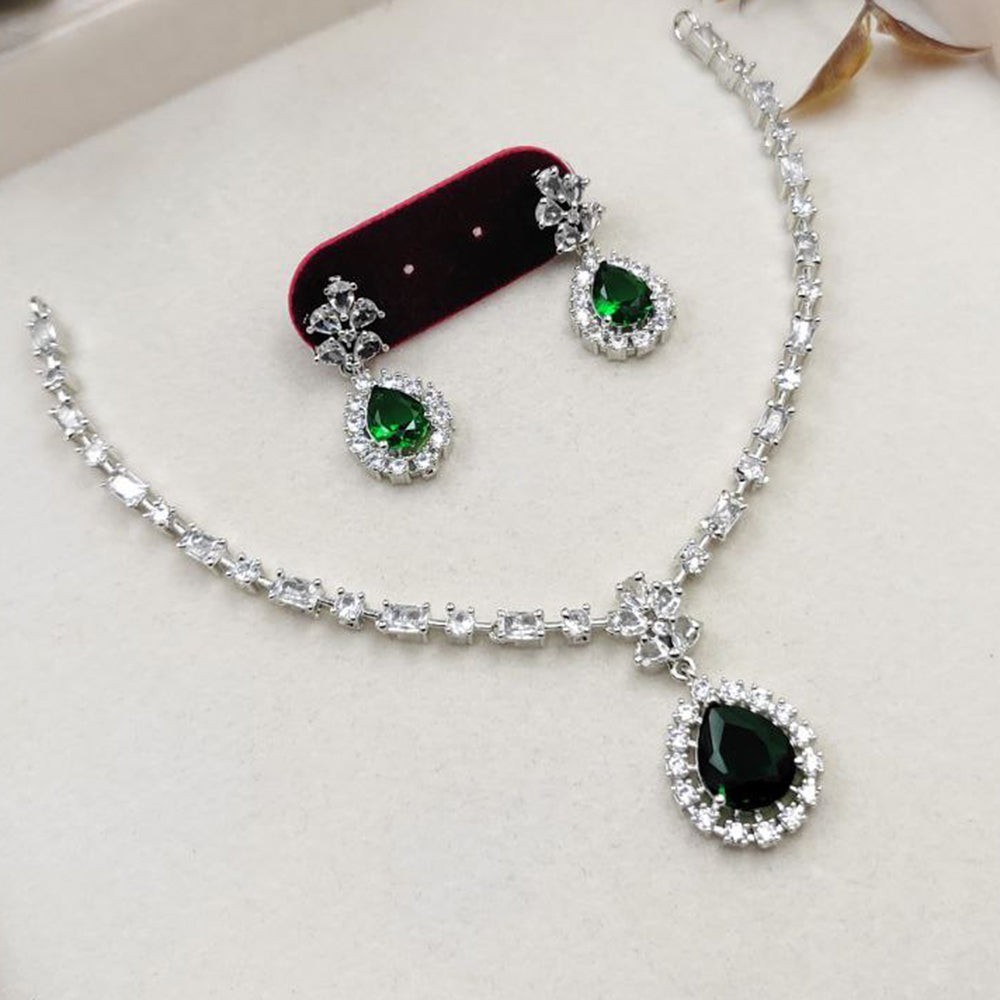 Aamrapali Classic American Daimond Necklace Set