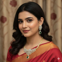 Aamrapali Classic American Daimond Necklace Set