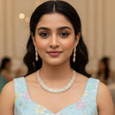 Aamrapali Shimmer Austrian Stone Necklace Set 