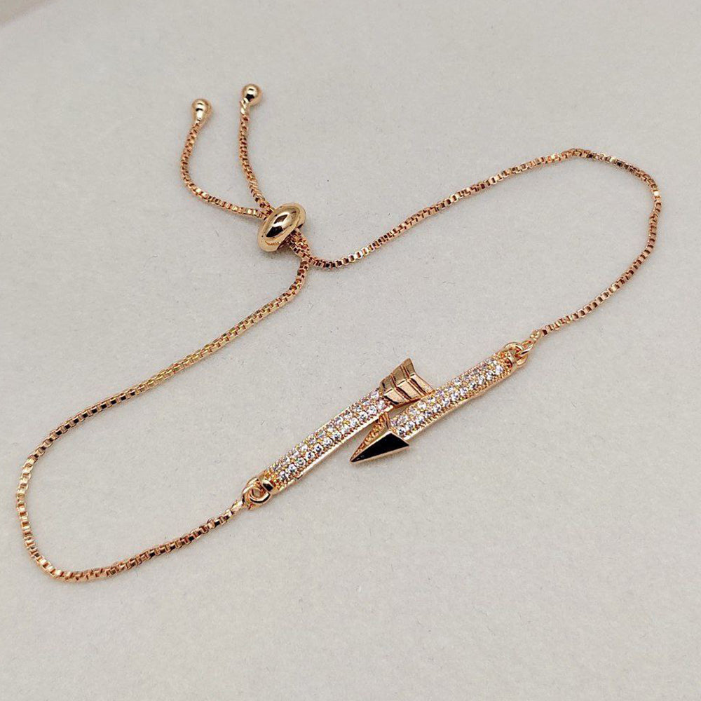 Aamrapali Glam Austrian Stone Adjustable Wristband