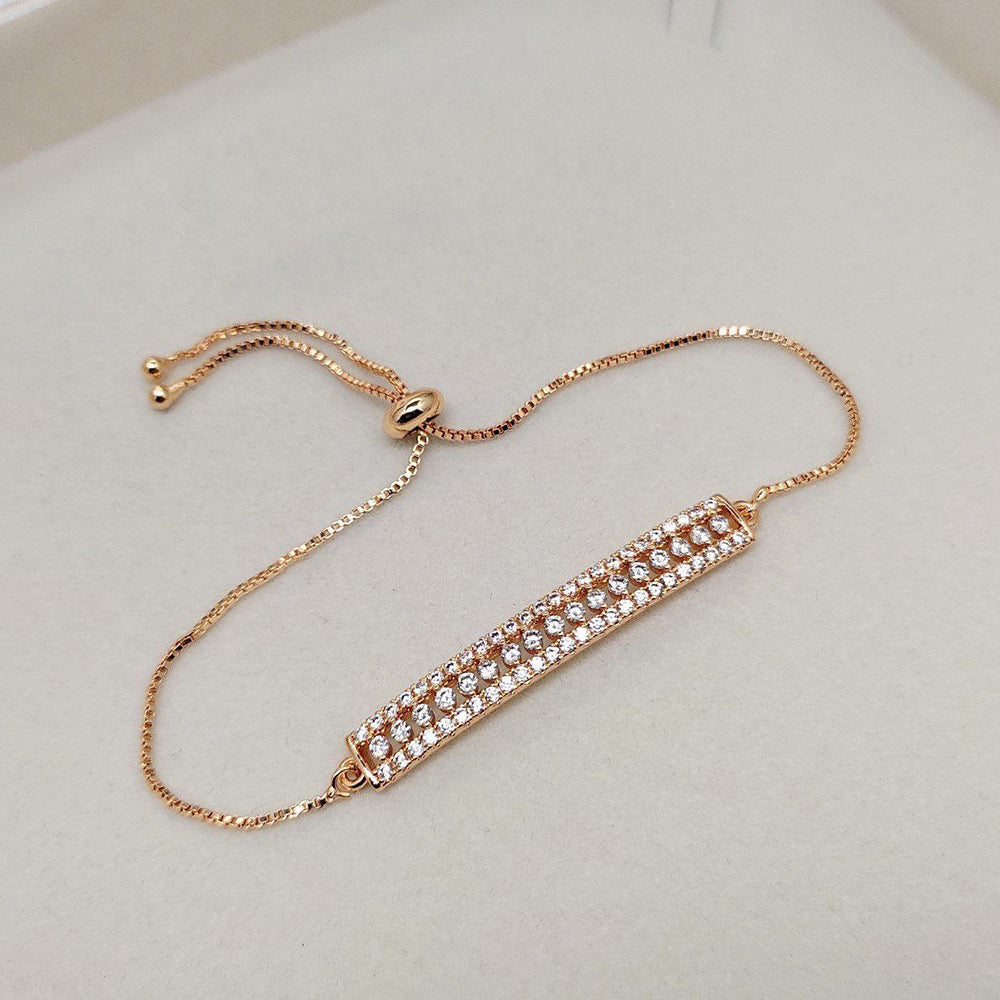 Aamrapali Glam Austrian Stone Adjustable Wristband