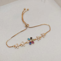 Aamrapali Glam Austrian Stone Adjustable Wristband