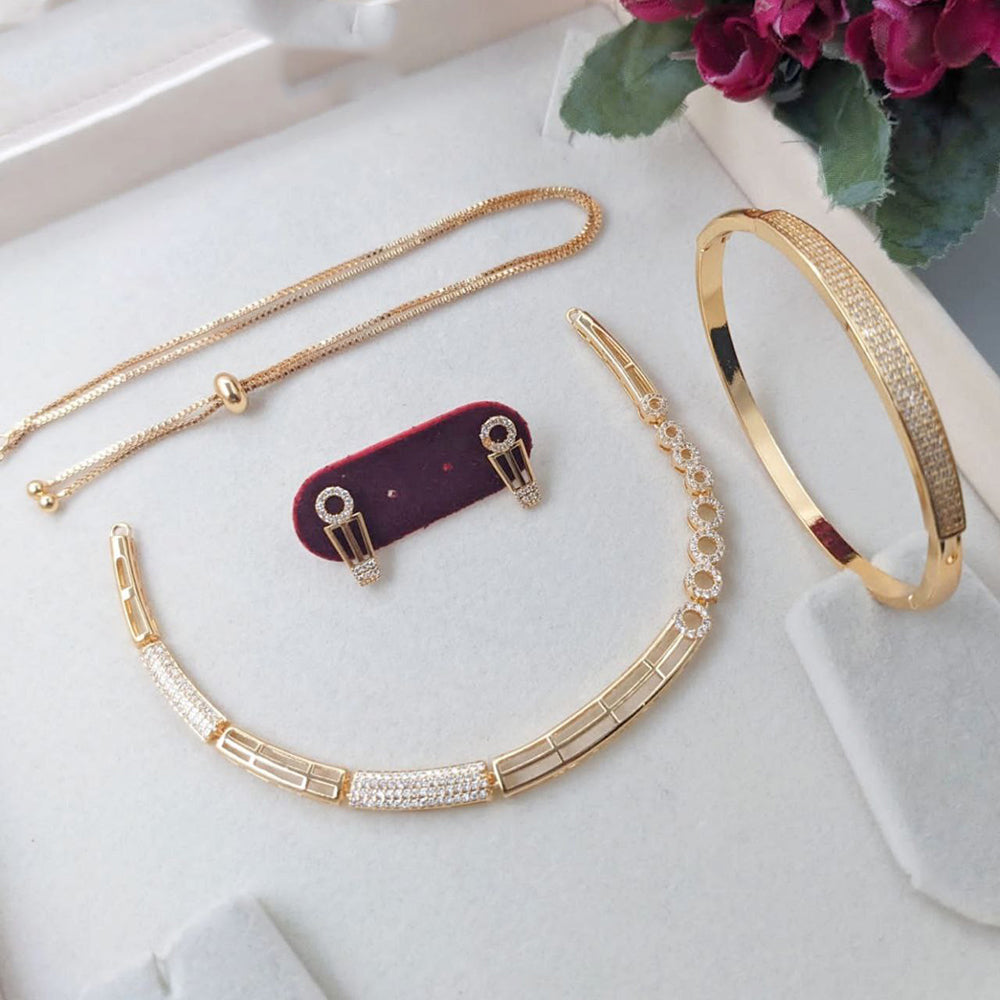 Aamrapali Luxe Austrian Stone Designer Combo Set