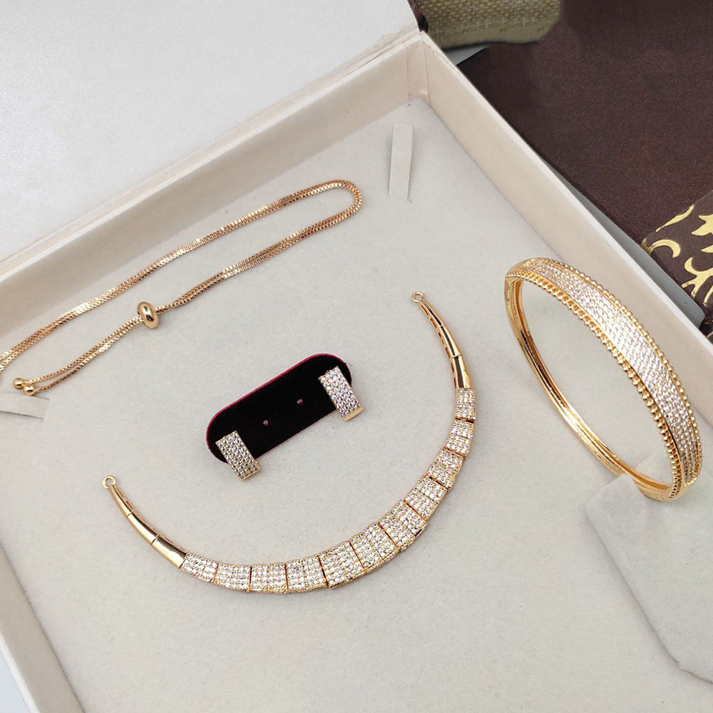 Aamrapali Luxe Austrian Stone Designer Combo Set