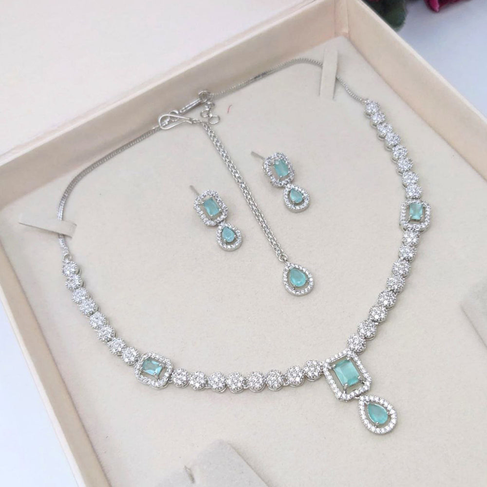 Aamrapali Luxury Crystal Shine Necklace Set