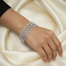 Aamrapali Trendy Leaf Shape Austrian Stone Bracelet