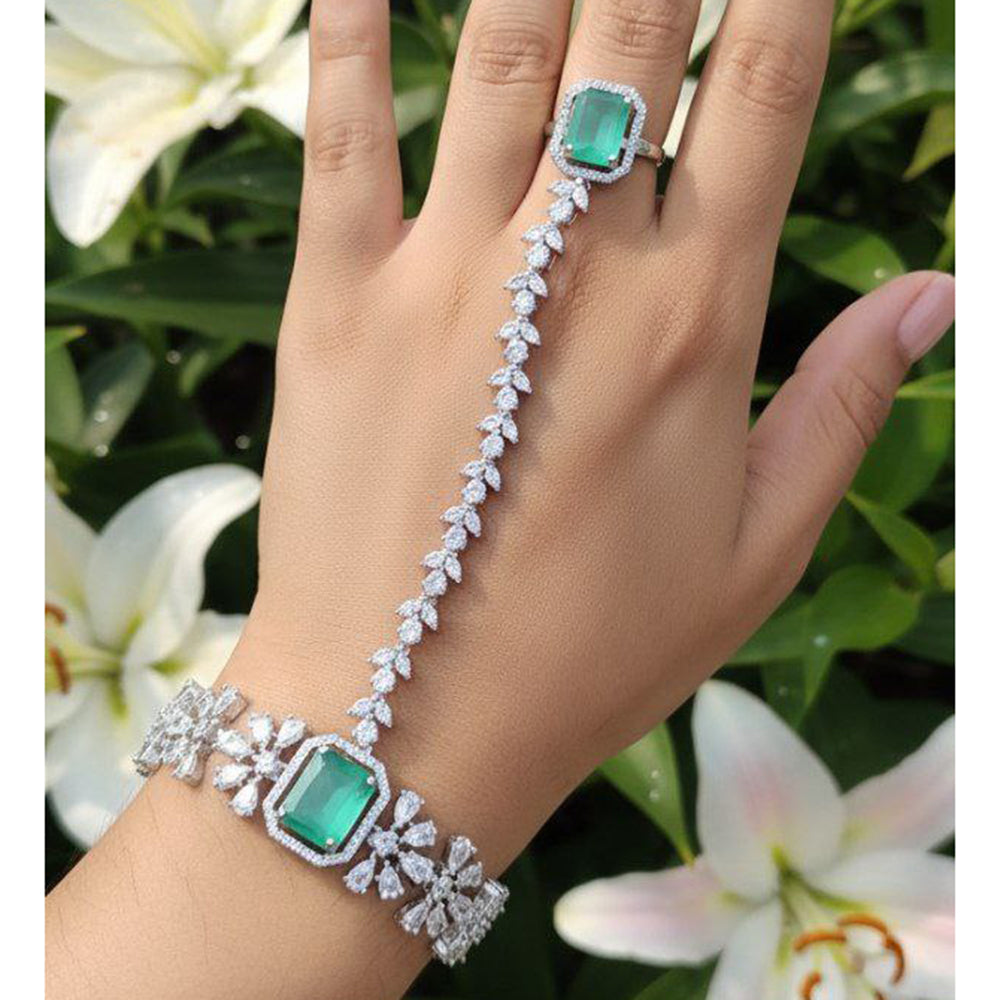 Aamrapali Designer American Daimond Royal Hand Harness