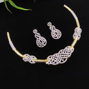 Aamrapali Shimmer Austrian Stone Necklace Set