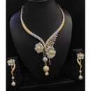 Aamrapali Luxe American Daimond And Austrian Necklace Set
