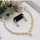 Aamrapali Luxe American Daimond And Austrian Necklace Set